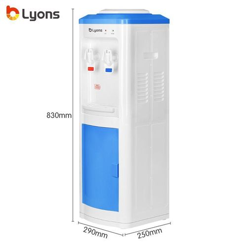 【Limited Offer！】LYONS AFK-108 Household Appliance Hot and normal standing Water Dispenser with Storage Cabinet 2 Faucets Kitchen Appliance big size【HOT！】