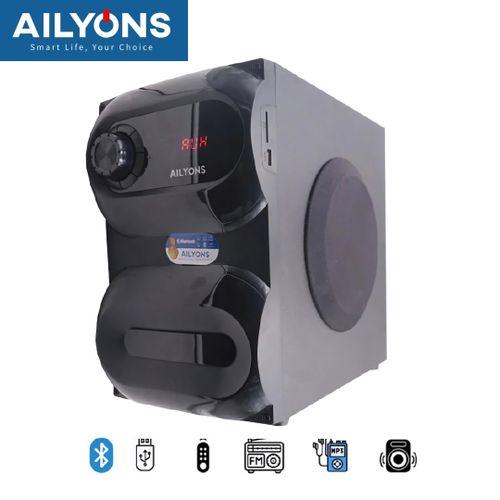 ALYONS ELP3603K 3.1CH Speaker System woofer Subwoofer  Multimedia  18000W PMPO Black 60W+15W×3【Hot！】