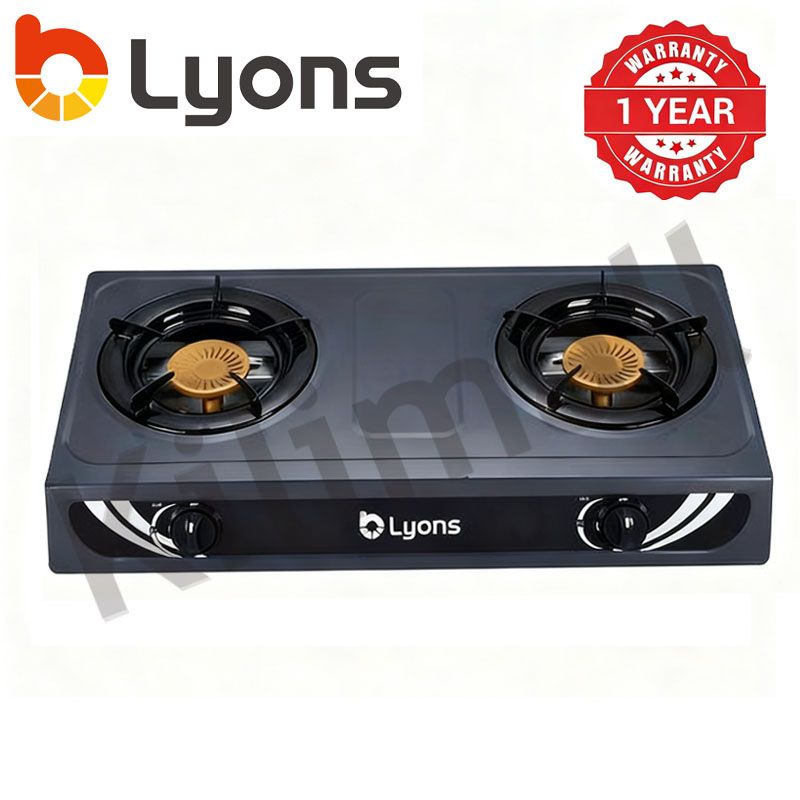 LYONS GK-011/GK-012  Gas Cooker Double Burner Gas stove Super Infrared Heater Desktop Gas Stove gas cookers Stainless Steel Double Stove[Black Friday Limited Offer!]