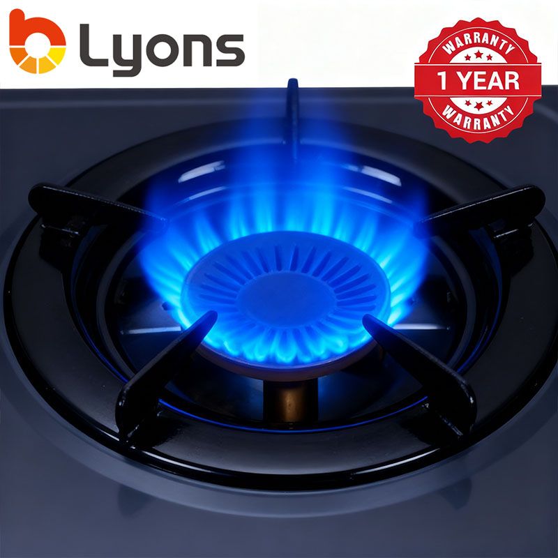 LYONS GK-011/GK-012  Gas Cooker Double Burner Gas stove Super Infrared Heater Desktop Gas Stove gas cookers Stainless Steel Double Stove[Black Friday Limited Offer!]