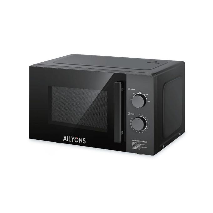 AILYONS LMO-2001 20L Electric Home Microwave Oven-1100W-BLACK(1YR WRTY)