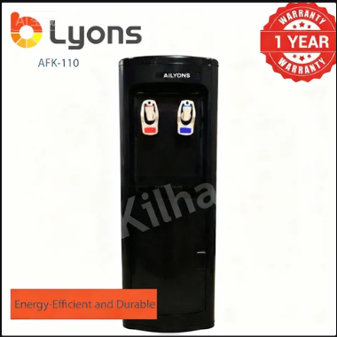 ALYONS AFK-110 Taps - Hot & Cold  standing Water Dispenser with Storage Cabine  ousehold Appliance 2 Faucets Kitchen Appliance big size