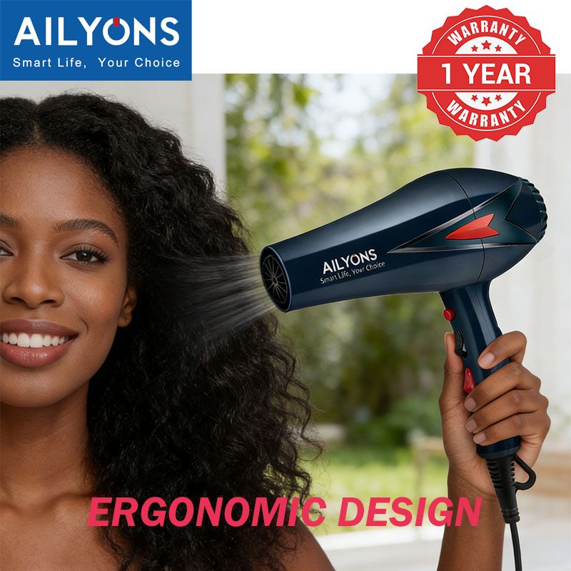AILYONS U1 Professional Hair Blow Dry Hair Dryer With 4pcs Beauty Accessories - 2400W (1YR WRTY)