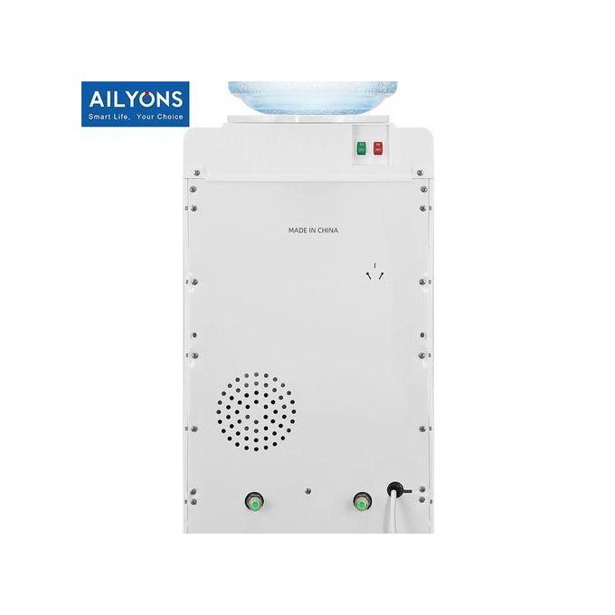 AILYONS AFK-113 Water Dispenser Hot And Normal standing dispenser With Storage Cabinet  ousehold Appliance 2 Faucets Kitchen Appliance big size- Grey (1YR WRTY)