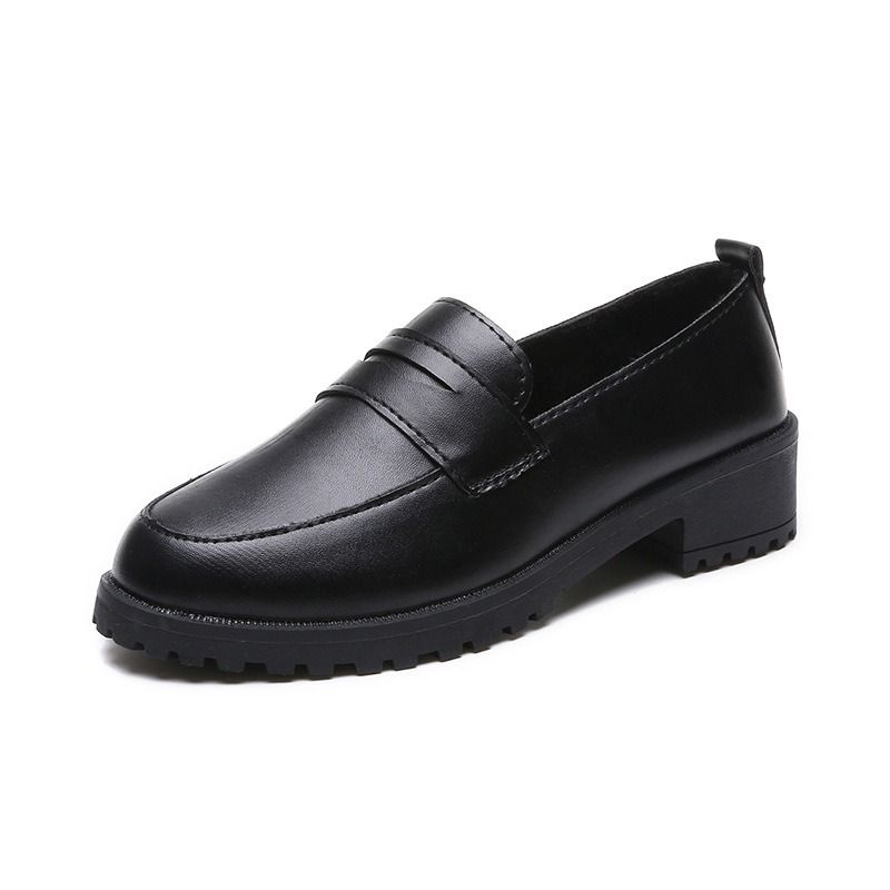 Comfortable work shoes LADYS shoes loafers shoes flats shoes for womens shoes soft girl ins retro small leather shoes for girls Korean version wild ulzzang flat single shoes