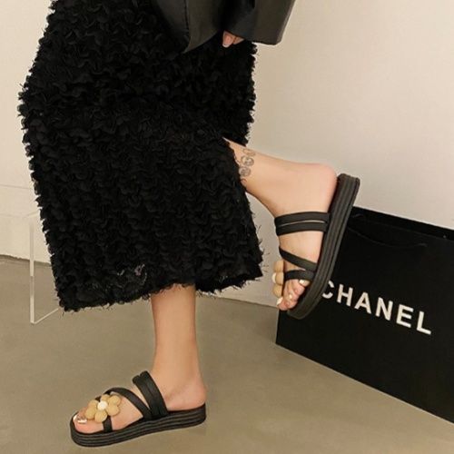 New Flower Sandals, Women's Platform Non-slip Slippers, Romantic Flower Beach Shoes, New Summer Fairy Style, Slippers, Roman Casual Shoes, Multi-scene Women's Shoes