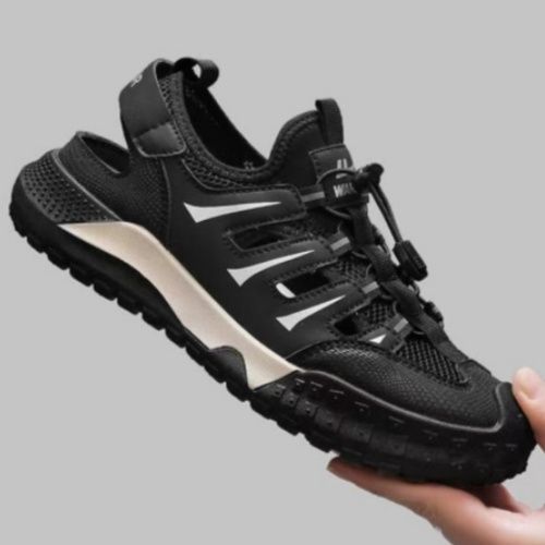 Anniversary Celebration Special-Priced Products Men shoes men open shoes New Outdoor Men's Sandals Breathable Men's Hole Casual Shoes Cool Slippers Hollow Anti-Slip and Wear-Resistant Creek Shoes