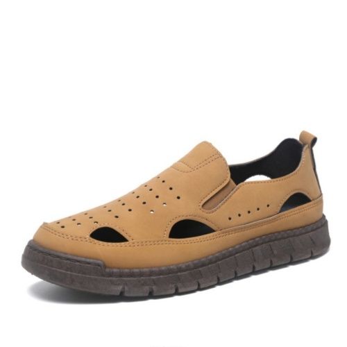 Anniversary Celebration Special-Pri Men shoes official shoes Men shoes men open shoes Summer men's sandals super light holey shoes flat slippers casual shoes sandals casual shoes men's single shoes