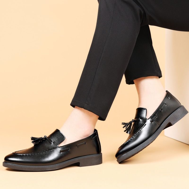 Anniversary Celebration Special-Priced Products Men shoes men official shoes Plus-Size Men's Breathable Thick-Soled British Business Formal And Casual Leather Shoes Men's British Casual Leather Shoes