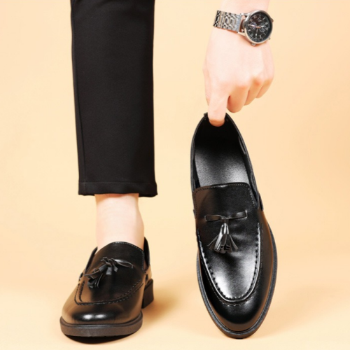 Anniversary Celebration Special-Priced Products Men shoes men official shoes Plus-Size Men's Breathable Thick-Soled British Business Formal And Casual Leather Shoes Men's British Casual Leather Shoes