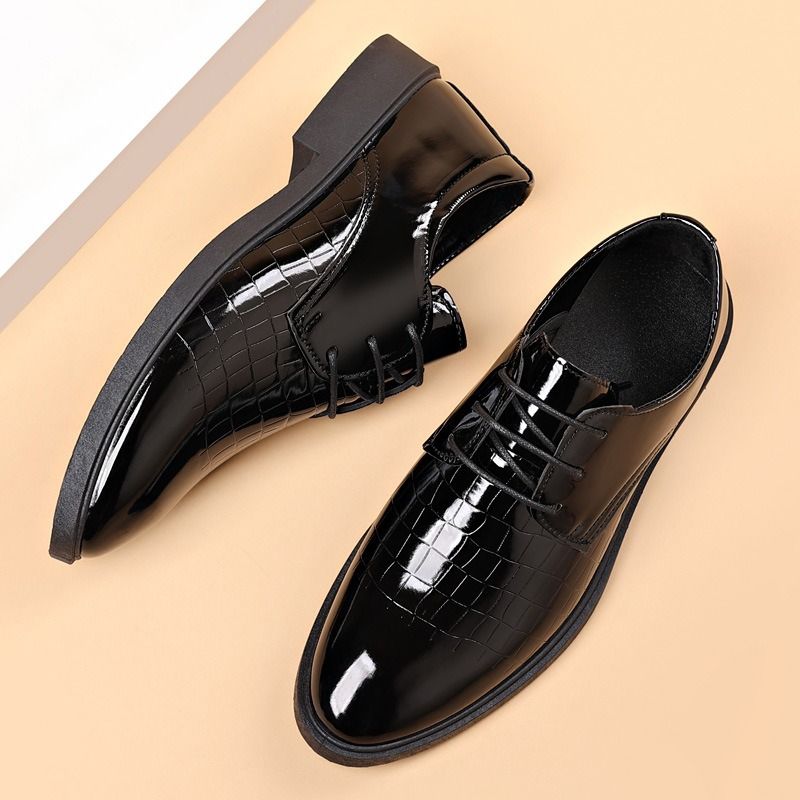 Anniversary Celebration Special-Priced Products Men shoes men official shoes Derbies High-end large-size men's business leather shoes with a sense of luxury, shiny formal shoes