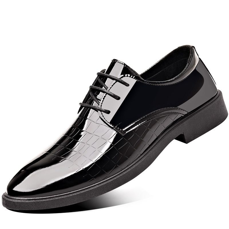 Anniversary Celebration Special-Priced Products Men shoes men official shoes Derbies High-end large-size men's business leather shoes with a sense of luxury, shiny formal shoes