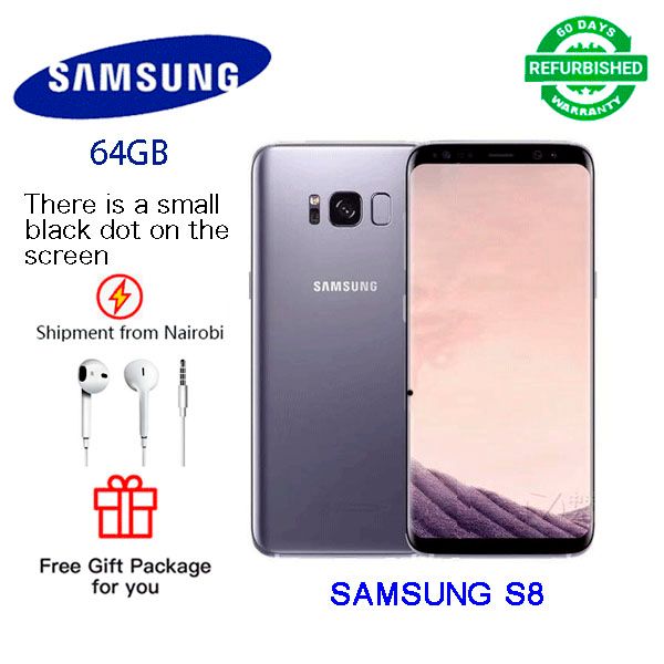 Refurbished phones samsung s8 Samsung galaxy s8 4+64GB single SIM smartphone FHD 4+64GB smart Phone