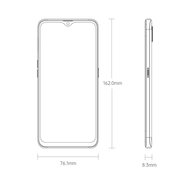 Refurbished OPPO A9 F11 128GB+6GB 6.5'' Face unlock 4040mAh Battery Smart Phones Dual SIM