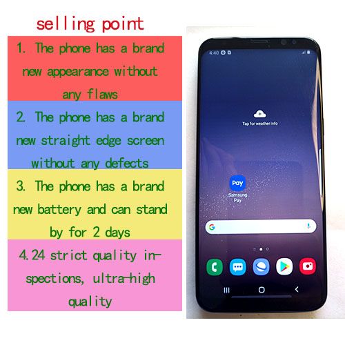 Refurbished Samsung s9 phone 100%Original 64GB Mobile Phone