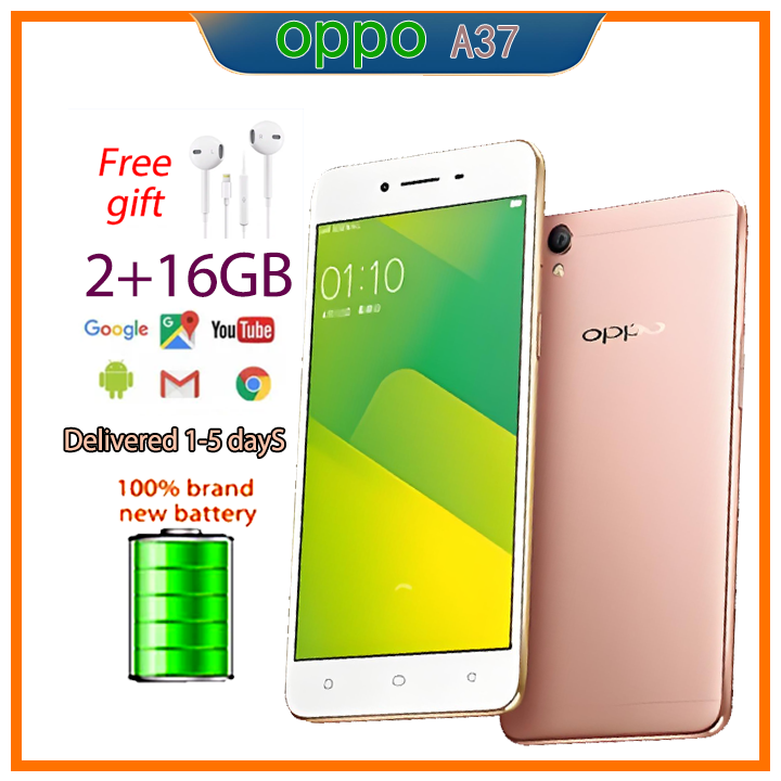 Refurbished oppo a37 phone  100%Original 16GB 2GB  4.7inch 8MP  Dual sim Mobile Phone 1920X1 080