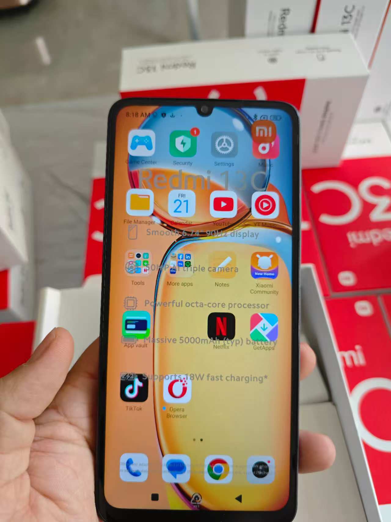 Phones xiaomi redmi 13C 8GB+256GB 6.74icn