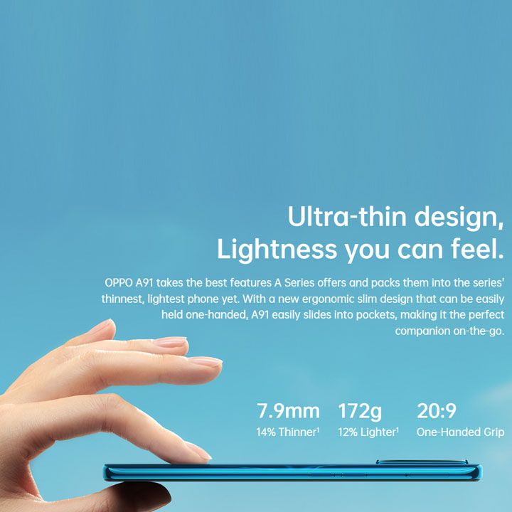 Refurbished OPPO A91 F15 Smart Phone 256GB 128GB 6.4" without Fingerprint unlock phone Dual SIM 4G phone Refurbished Phone SmartPhones Mobile Phones 128GB phone 4G Phone oppp phone smartphone A91 F15