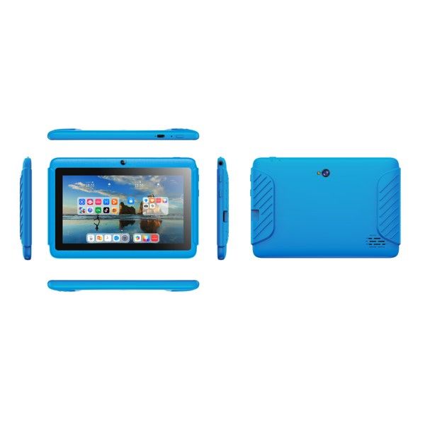 oteeto Tab 4 Kids WIFI Tablet, 7 Inch, 4GB Ram + 128GB Storage, 3000 mAh Battery, Free Screen Protector, cover and Kids Bracelet