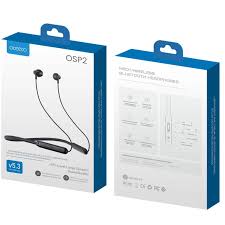 oteeto Bluetooth Neckband, 13 Hrs Playtime, All-Day Comfort, Ultra Light, Deep Bass, The Ultimate Bluetooth Earphones - Black