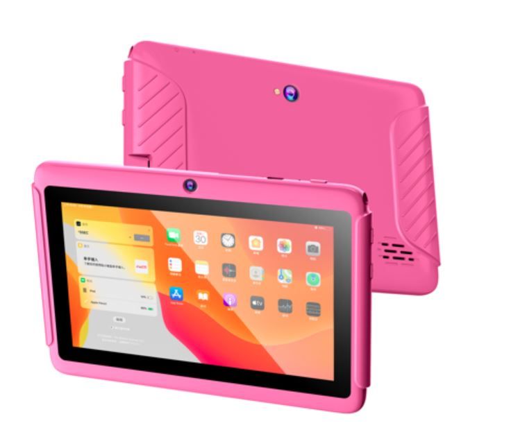 oteeto Tab 4 Kids WIFI Tablet, 7 Inch, 4GB Ram + 128GB Storage, 3000 mAh Battery, Free Screen Protector, cover and Kids Bracelet