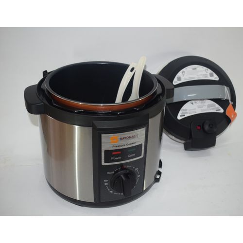 6L Sayona Manual  Electric Pressure Cooker 6 Litres Sayona Pressure Cooker SPC-100