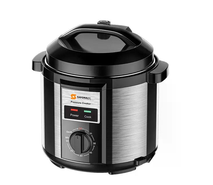 Sayona Both Air Fryer/Pressure Cooker 6 ltrs capacity (SAF-4328) Unique product (2 in 1)