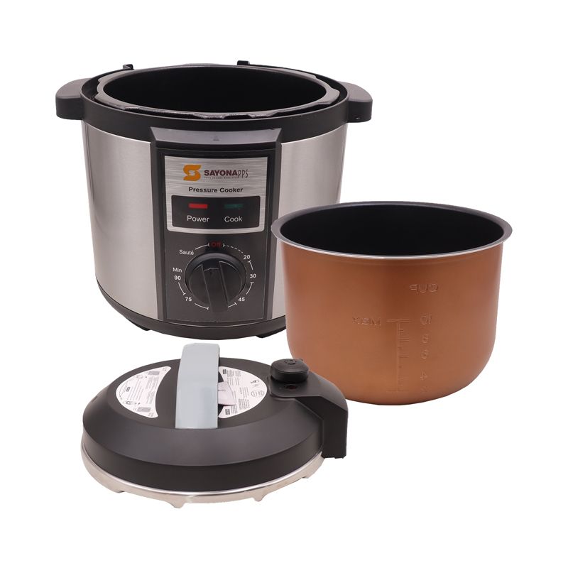 6L Sayona Manual  Electric Pressure Cooker 6 Litres Sayona Pressure Cooker SPC-100