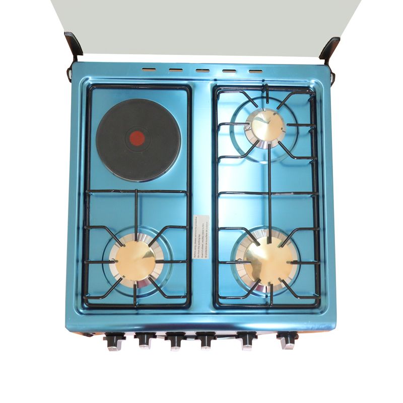 FREE GIFT!! Sayona SGC50E31-EO Free Standing Electric Cooker, 50*55 Size with Electric oven 3 gas burners and 1 electric plate Standing Gas Cooker(Free powerbank)