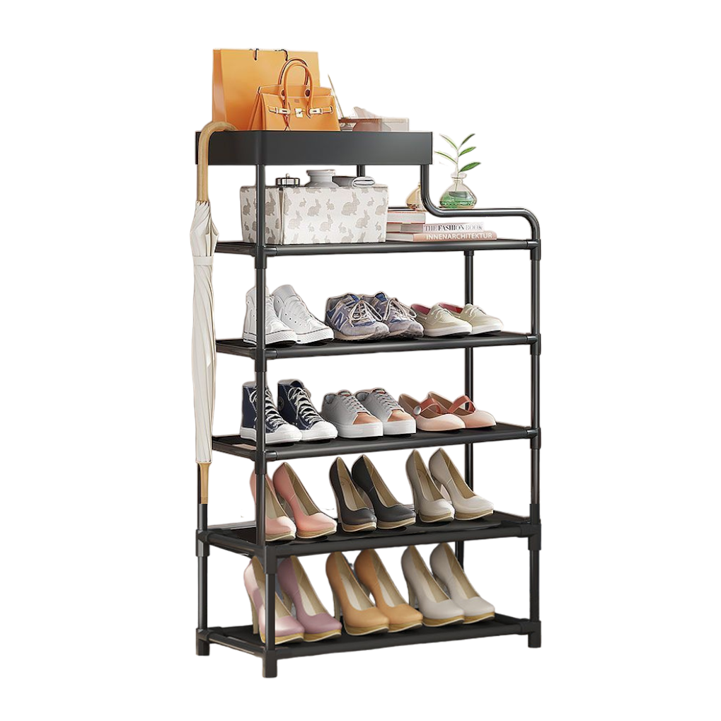 Jaza Keja 5 6 Layers 60cm Shoe Rack Multifunctional Strong Bearing Shoes Organizer suitable for corridors, living rooms, bedrooms