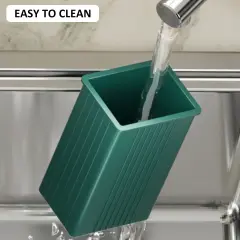 Jaza Keja Kitchen Knife Holder Multi-Function Cutter Cutlery Drainer Rack PP Space Saving Kitchen Utensil Organizer Rack