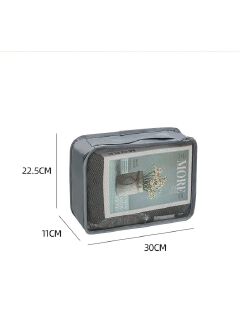 [Buy More Save More]Jaza Keja 7Pcs Set Travel Organizer Storage Bags Suitcase Packing Cubes Cases Portable Wardrobe Luggage Clothes Shoe Pouch Fold