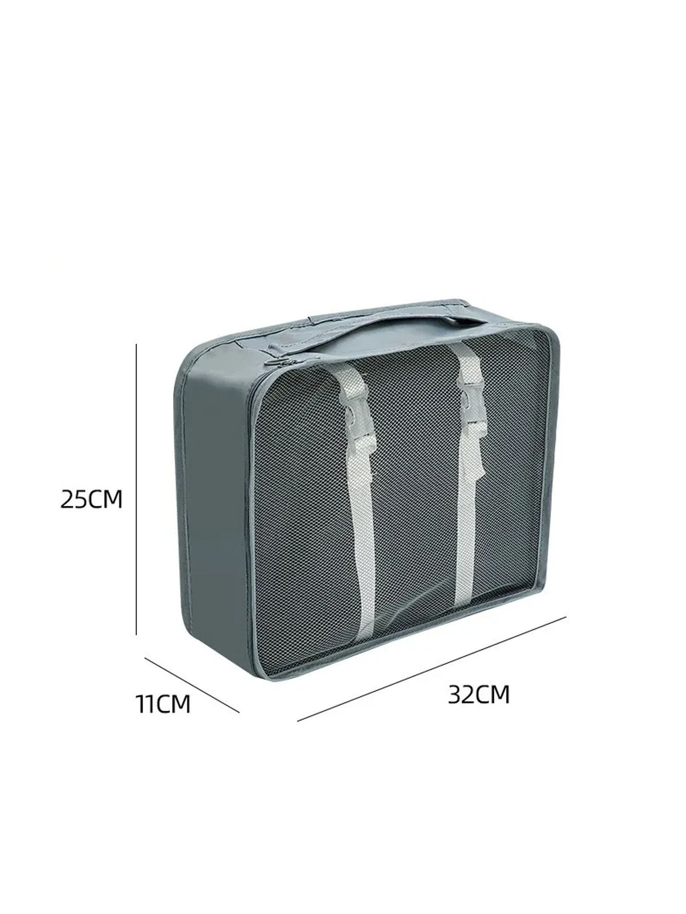 Jaza Keja 7Pcs Set Travel Organizer Storage Bags Suitcase Packing Cubes Cases Portable Wardrobe Luggage Clothes Shoe Pouch Fold