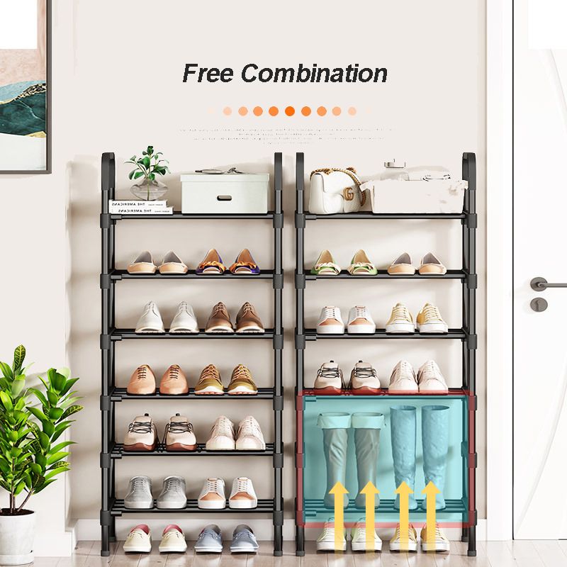 Jaza Keja Large Shoe Rack Multilayer Assembled Shelf Save Space Entrance Combination Shoe Cabinet Stand Holder Sneakers Organizer