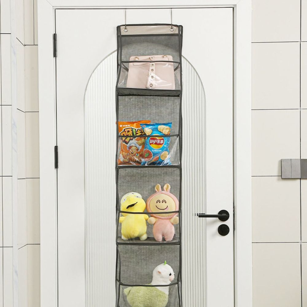 Jaza Keja 4 Layer Over-the-Door Hanging Organizer Multi-functional Fabric Hanging Bag Behind the Door Storage Miscellaneous Storage
