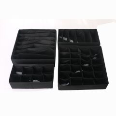 [Buy More Save More]Jaza Keja 4pcs of 6 7 8 24 Grids Closet Drawers Organizer Storage for Underwear, Bra, Socks Clothes Divider Sock Storage