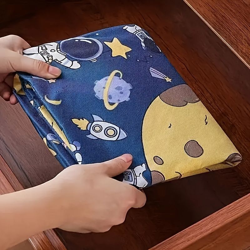 Jaza Keja 1pc 140L Space-Themed Large Capacity Dustproof & Moisture-Proof Storage Bag with Reinforced Handles