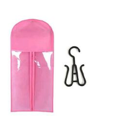 [Buy More Save More]Jaza Keja 1PC Hair Extension Holder Wig Storage Bags with Hanger for Multiple Wigs Dust-proof Storage Organizer with Hook Hair Extensions for Salon Home Use