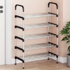 Jaza Keja 5 6 8 Layer Simple Shoe Rack Easy Assembled Economical Shoes Rack for Entryway Hallway Bedroom Living Room Back To College Essential