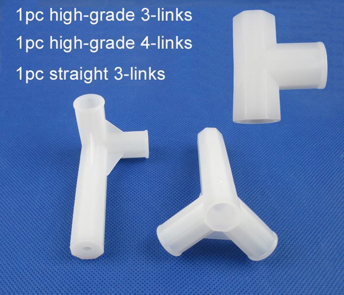 Portable Wardrobe Accessories Random Send PVC Pipe Fittings Joints Stainless Steel Pipe