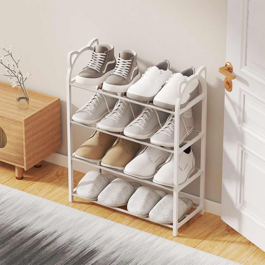 Jaza Keja 4 5 Layers Shoe Rack Economical Shoe Shelf Simple Small Shoe Cabinet Multi-layer Assembly Door Dormitory Organizer Shoe Storage Rack