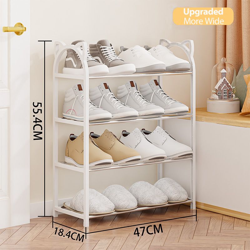 Jaza Keja 4 5 Layers Shoe Rack Economical Shoe Shelf Simple Small Shoe Cabinet Multi-layer Assembly Door Dormitory Organizer Shoe Storage Rack