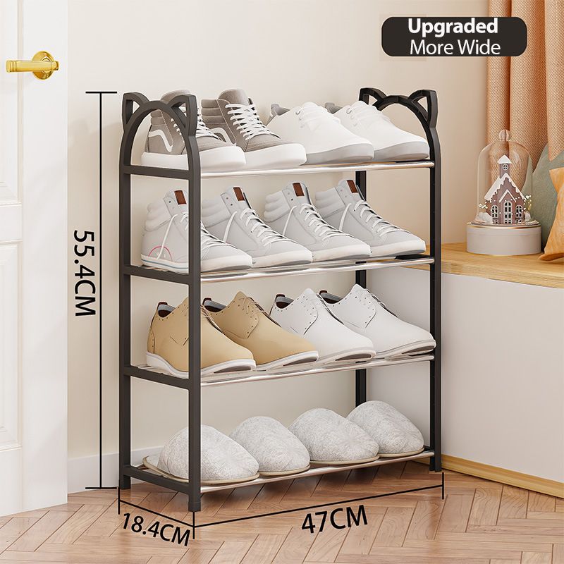 Jaza Keja 4 5 Layers Shoe Rack Economical Shoe Shelf Simple Small Shoe Cabinet Multi-layer Assembly Door Dormitory Organizer Shoe Storage Rack