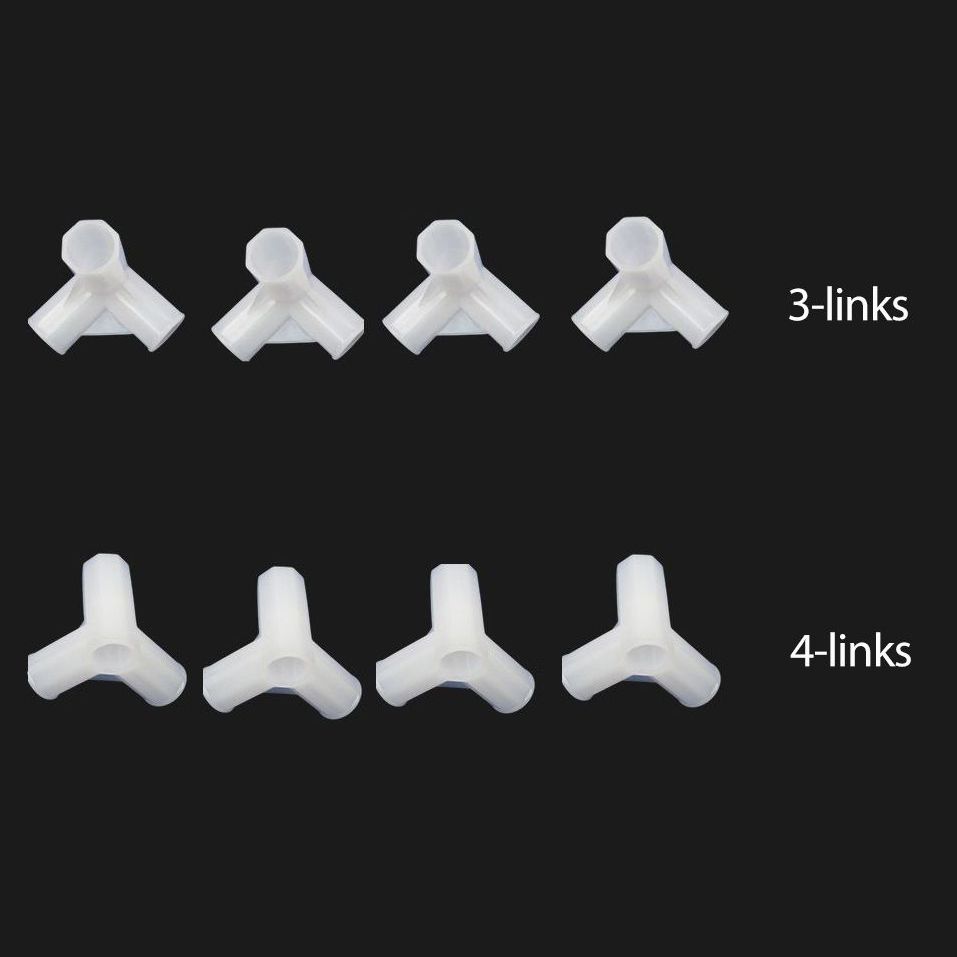 Portable Wardrobe Accessories PVC Pipe Fittings Joints Stainless Steel Pipe