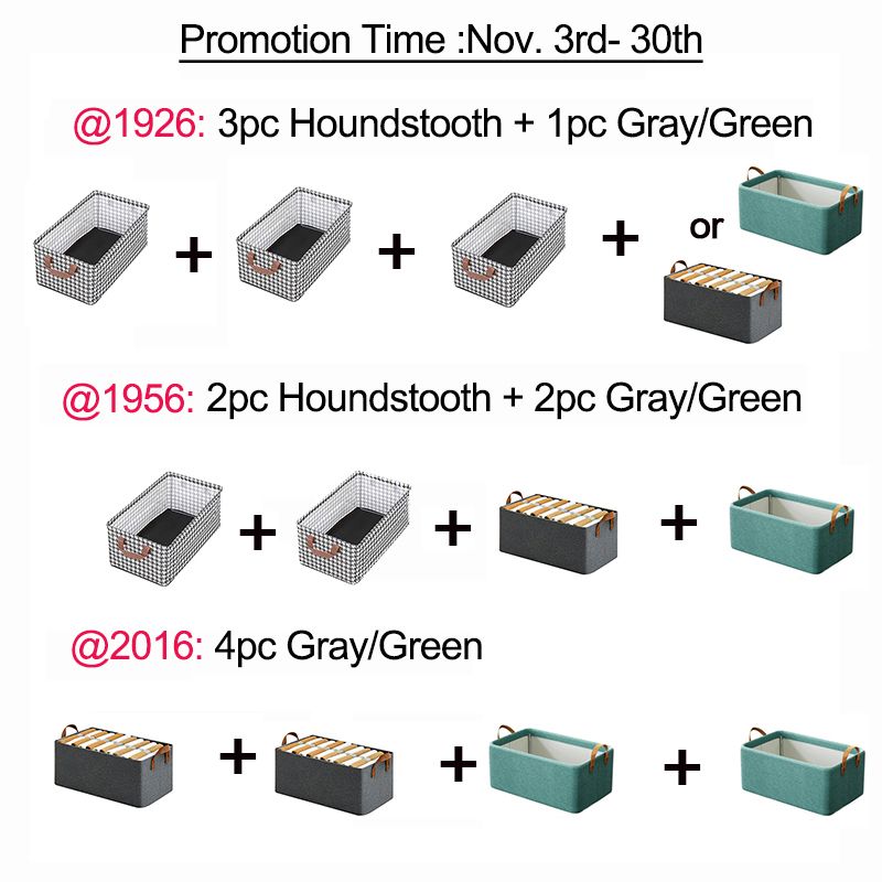 [Buy More Save More] Jaza Keja Foldable Clothes Closet Organizer Inner Layer Handle Fabric Storage Baskets Box Steel Frame Stackable Shelf Wardrobe for Clothes Toys