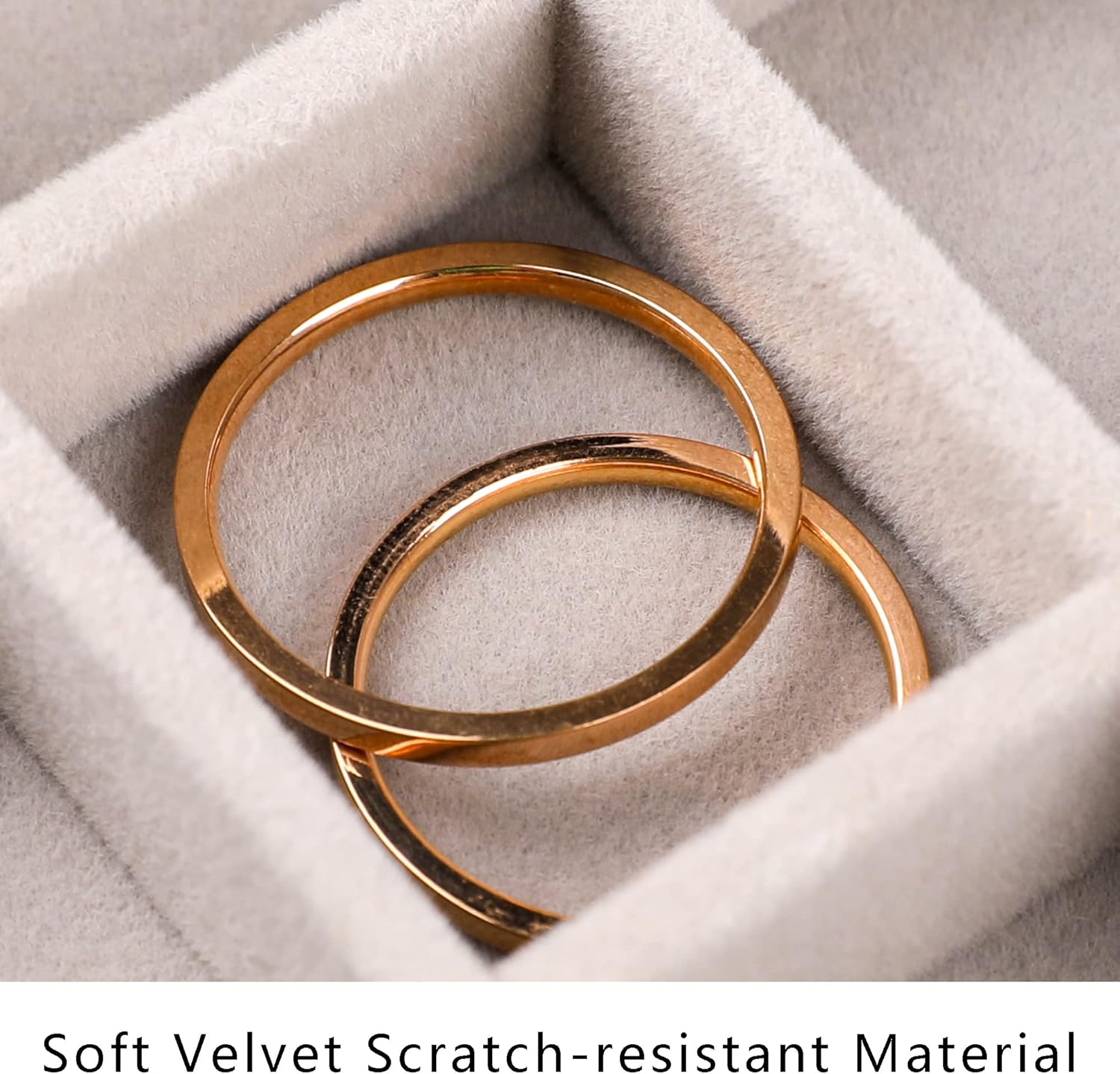 [New]Jaza Keja Acrylic Jewelry Box High-grade Exquisite Anti-oxidation 3 Drawers Desktop Bracelet Ring Jewelry Storage Box Velvet Trays