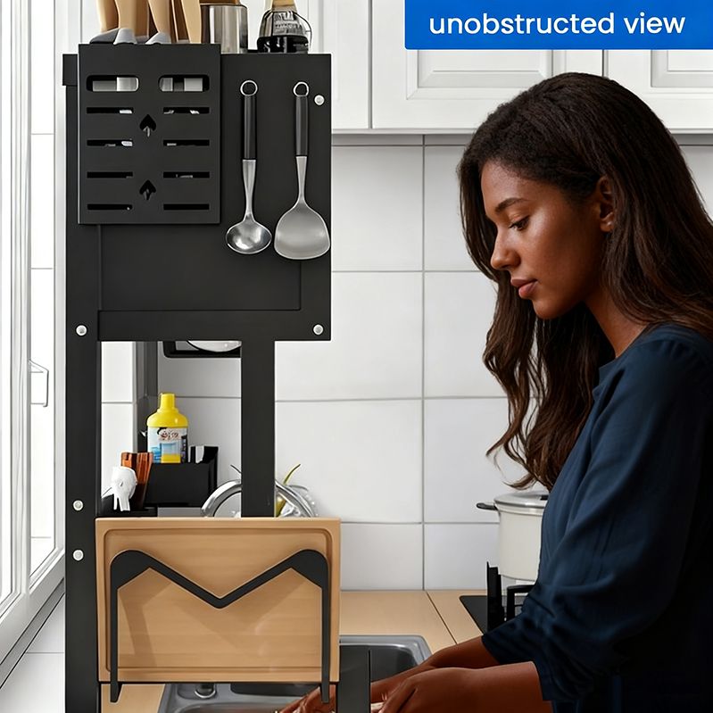 [New]Jaza Keja 3 Layer Over the Sink Dish Drainer Drying Rack for a Tidy Kitchen Sink Shelf Organized Space-Saving Dish Rack with Cover for Dishes, Glasses, Bowls, and Cutlery