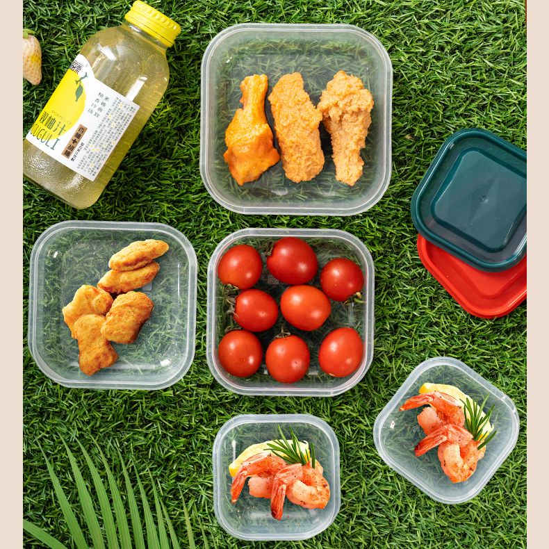 [New]Jaza Keja 17 Set of Food Container Boxes with Lid Clear Stackable Plastic Containers Microwave Freezer Dishwasher Safe