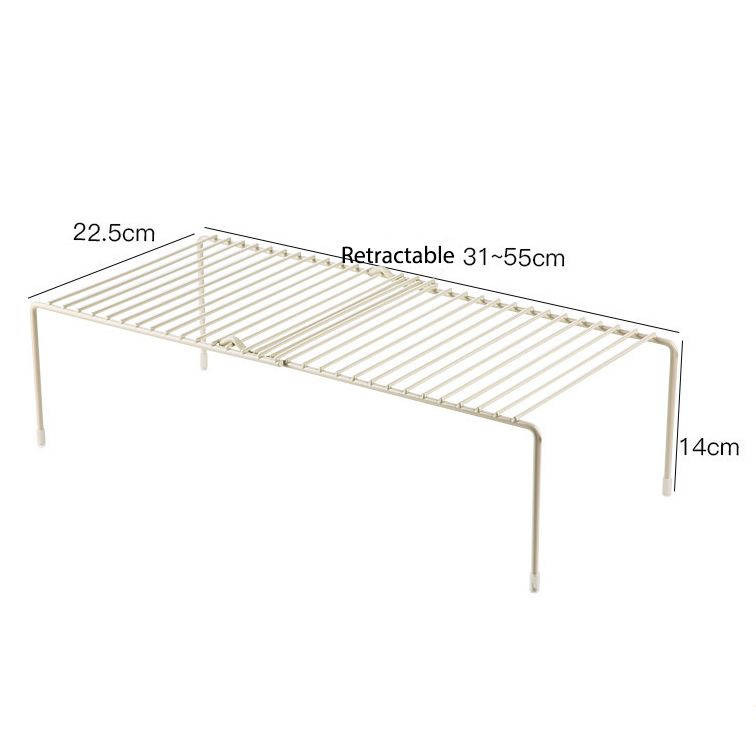 [New]Jaza Keja Expandable Shelf Organizer for Kitchen Countertop, Metal Cabinet Pantry Shelf, Spice Rack Organizer, Space Saving Non Slip Rustproof