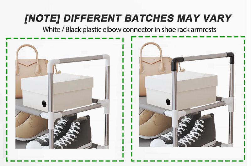 Jaza Keja 6 Layer Simple Metal Shoes Rack Space Saving Stand Holder Hallway Entryway Shoe Organizer Living Room Furniture